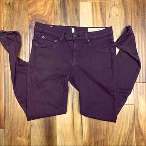 Rag & Bone Zipper Jean Legging